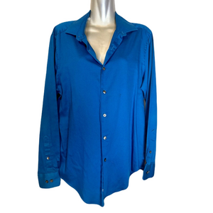 Van Heusen Vibrant Blue Button-Down Shirt